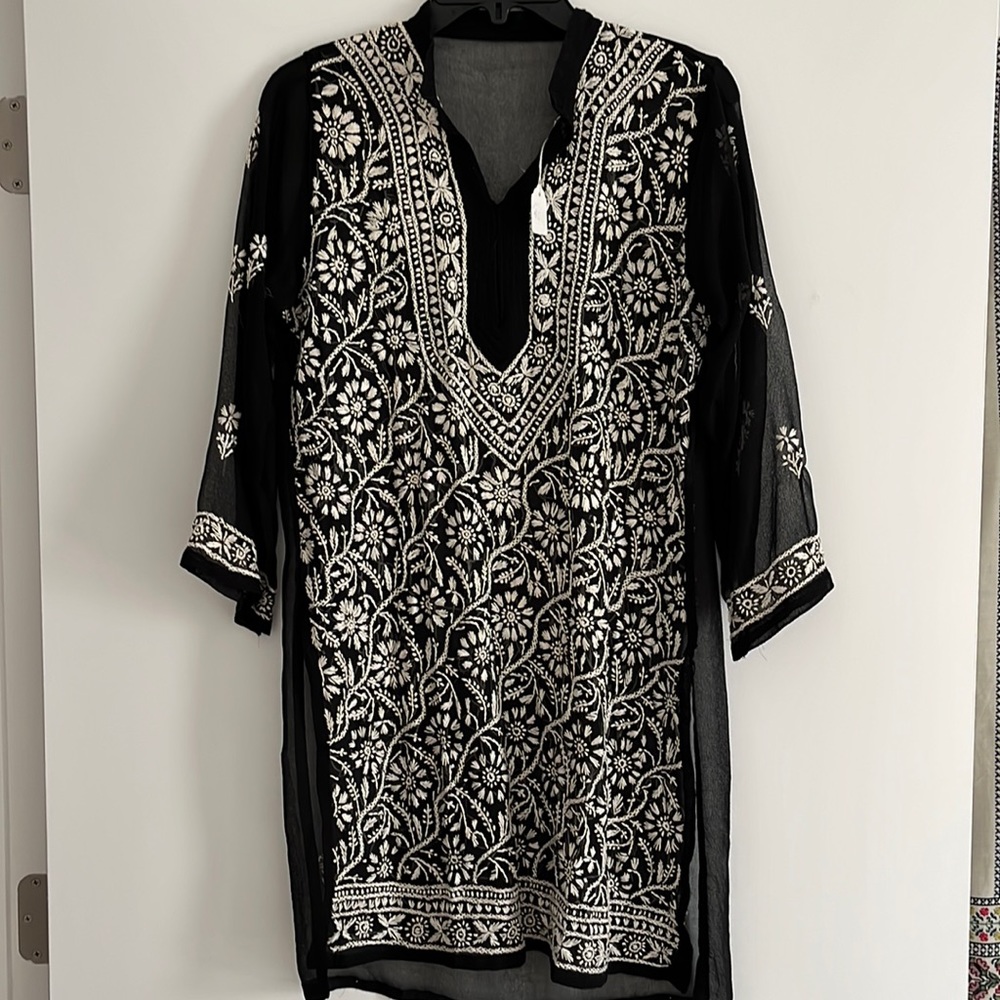 Hand stitched bathing suit cover up